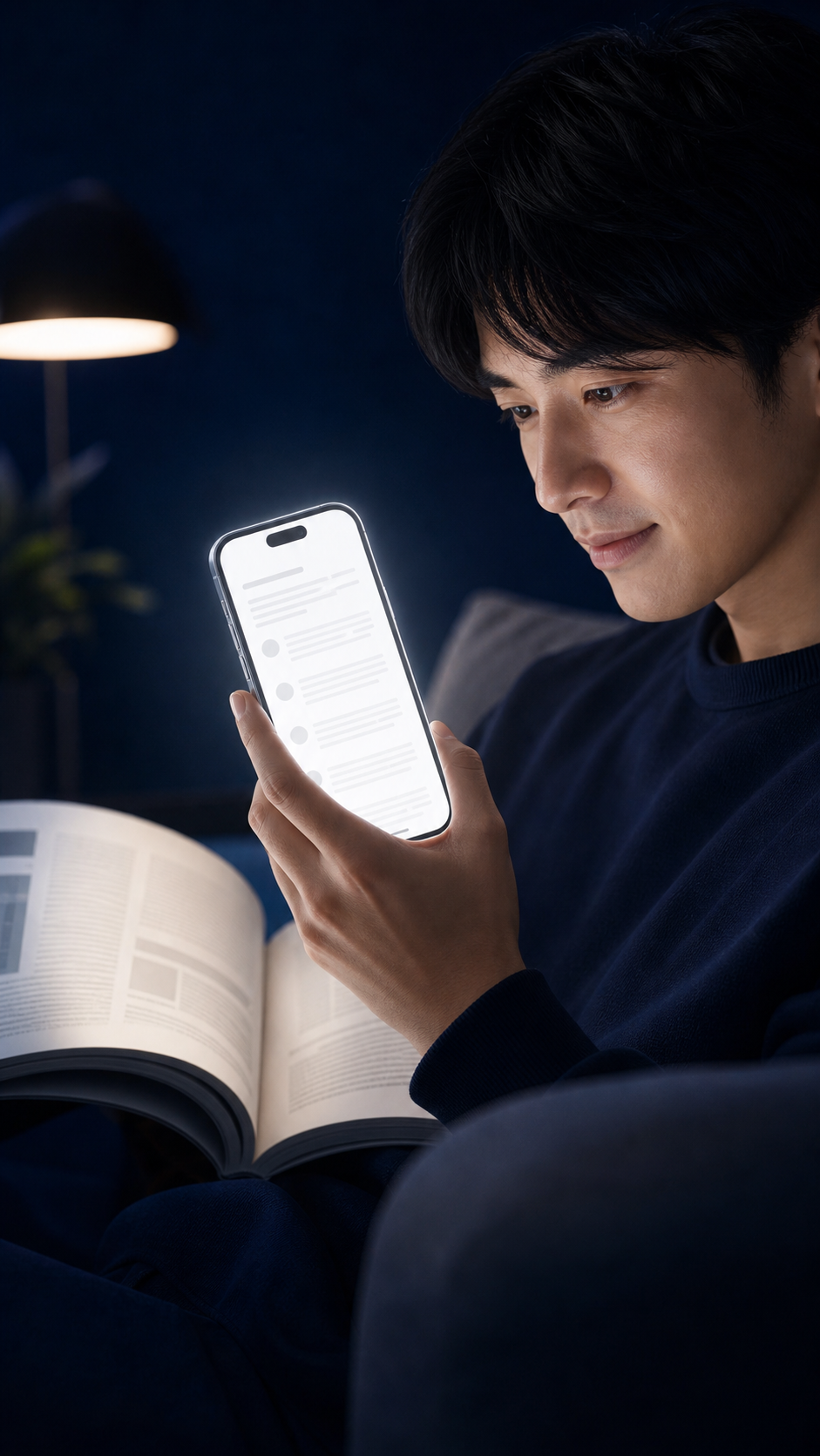 文章を読む時はライトモードが最適