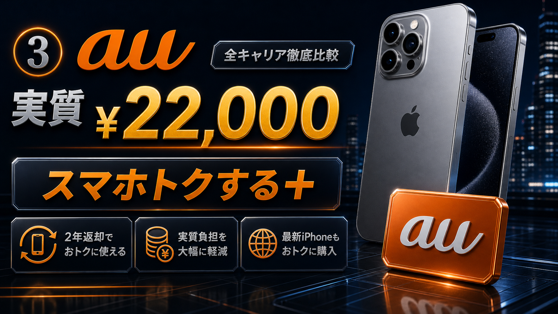 au iPhone17 章導入
