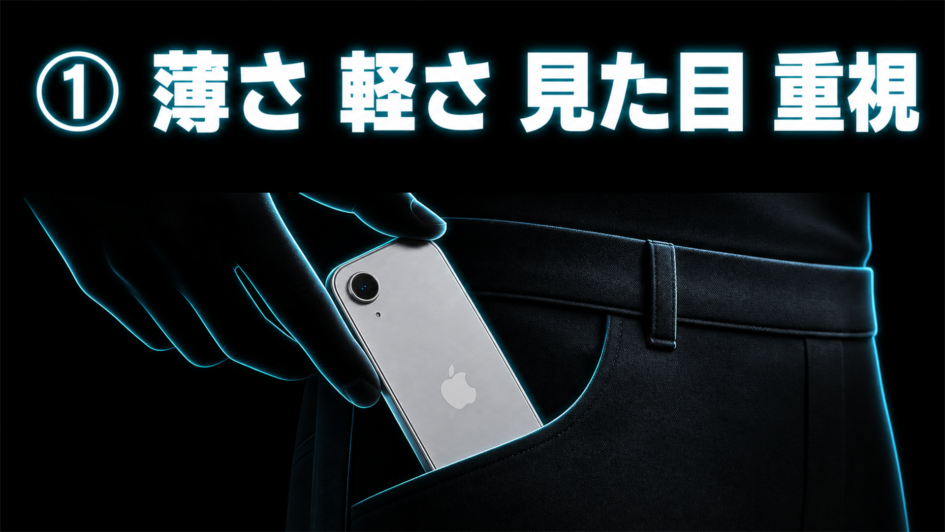 iPhone Air 2が向いている人は薄さ軽さ見た目重視