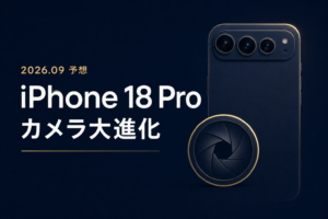iPhone 18 Pro カメラ 可変絞り 徹底深掘り