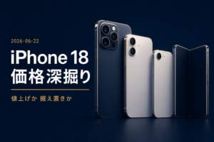 iPhone 18 価格深掘り 値上げか据え置きか