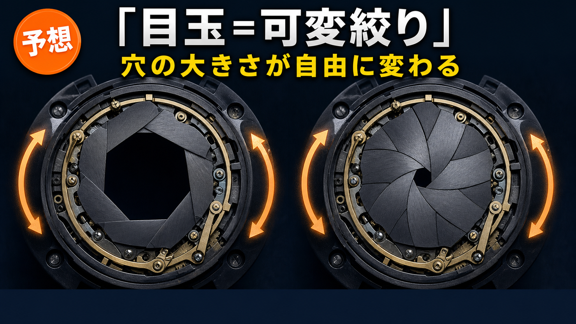 18 Proの可変絞りは目の瞳孔と同じ 1つのレンズで昼も夜も撮り分けられる