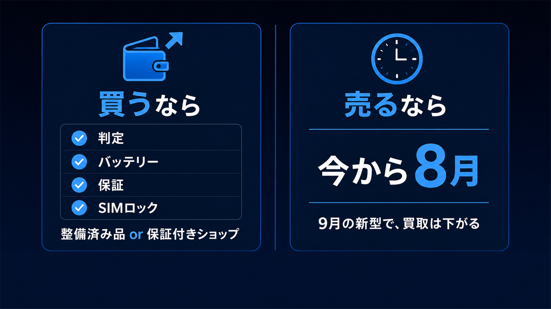 中古も新品も判断基準はあなたに必要かどうか