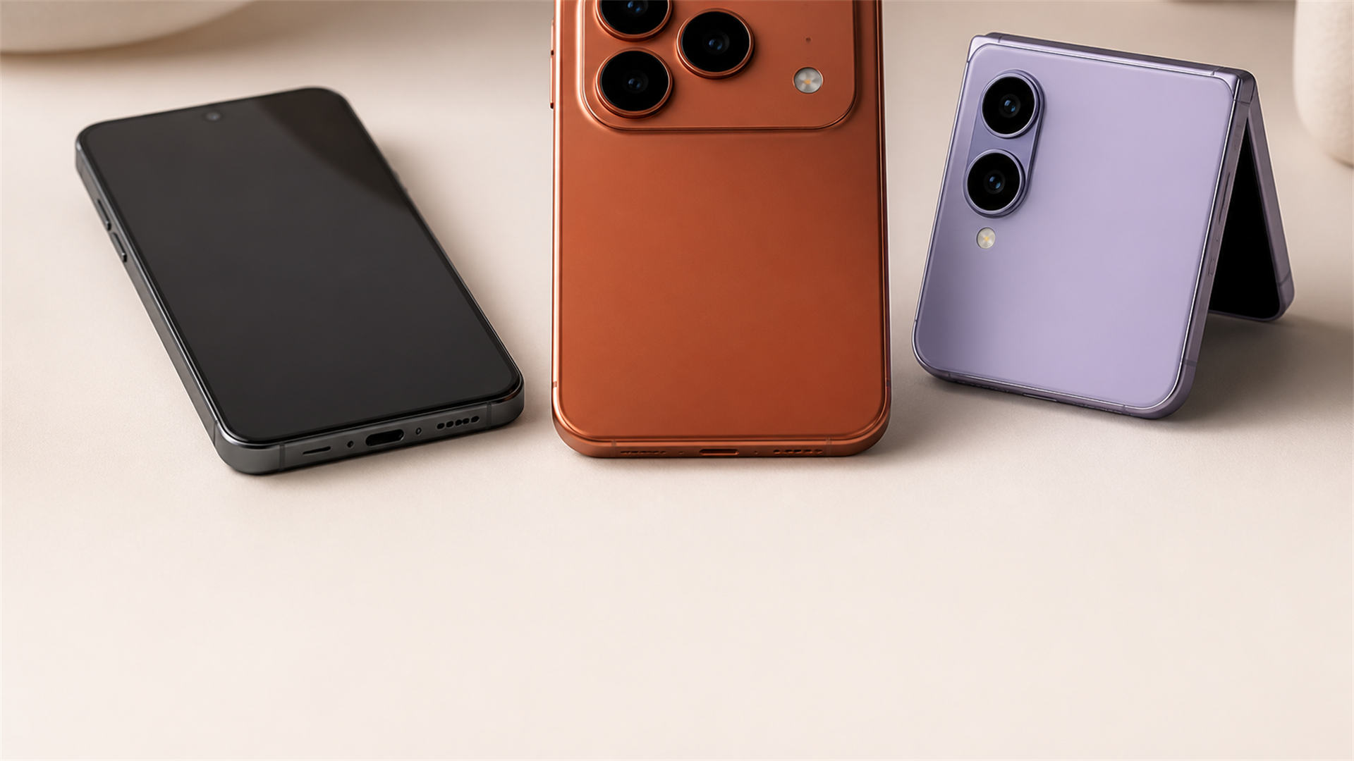 Pixel 11とiPhoneとGalaxyの重さを1行ずつ並べる