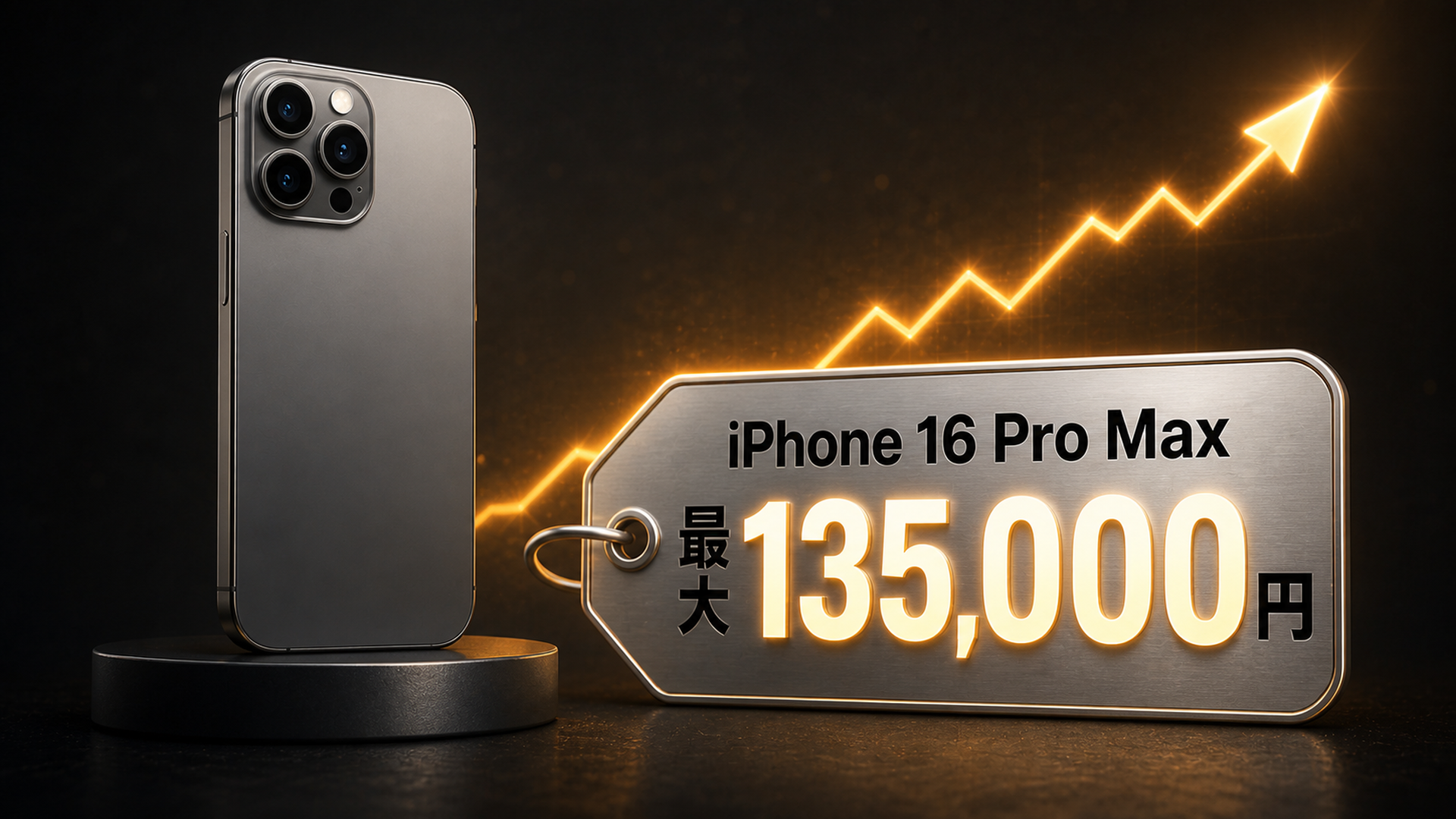 iPhone 16 Pro Maxの下取りは最大13万5000円
