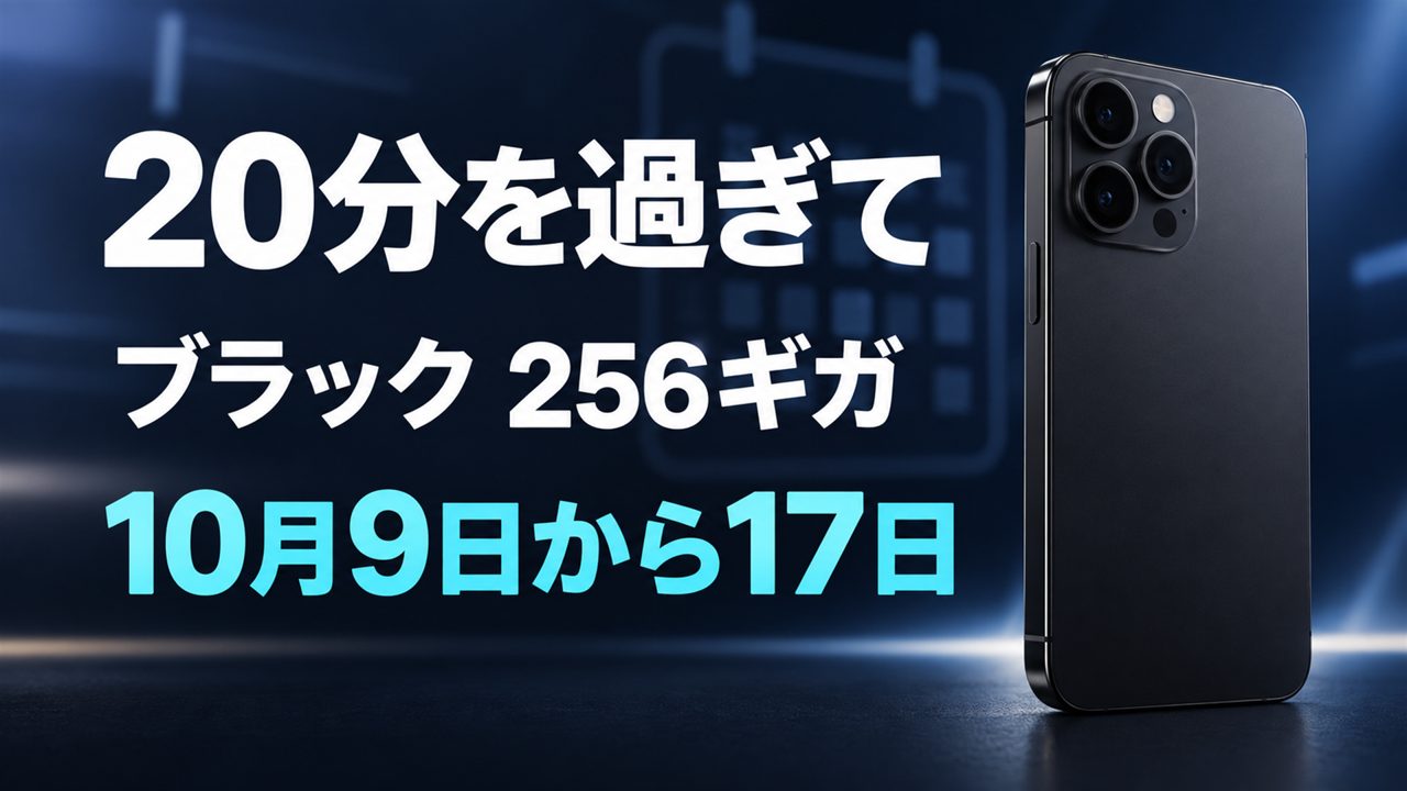 Pro Maxブラック256GB