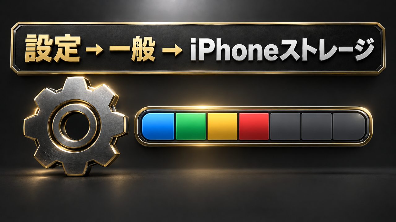 iPhoneストレージの場所