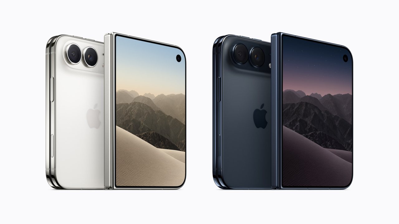 iPhone Duoの2色(スターホワイトとナイトスカイ)