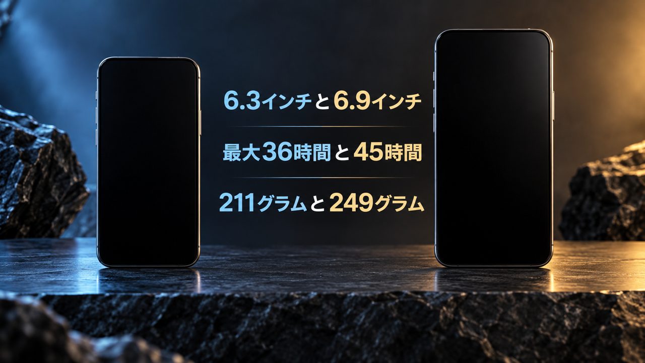 18 ProとPro Maxの違い