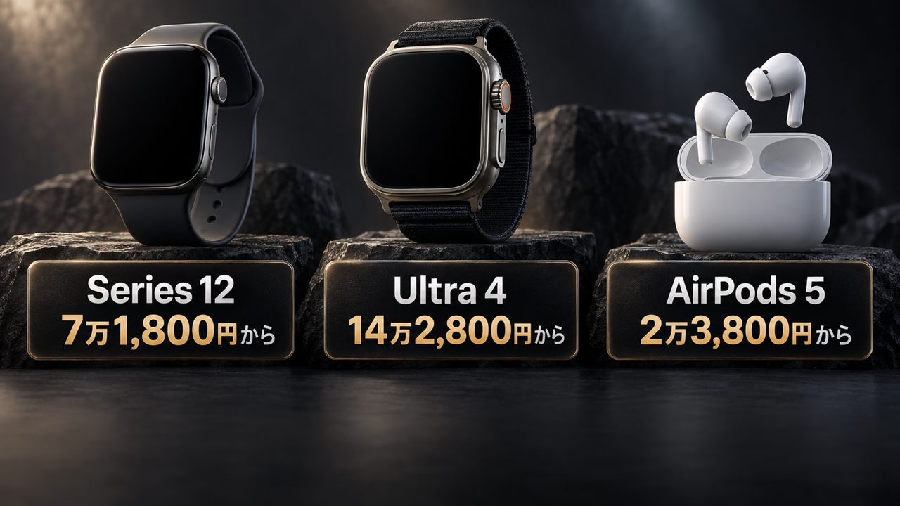 Apple WatchとAirPods 5の値段