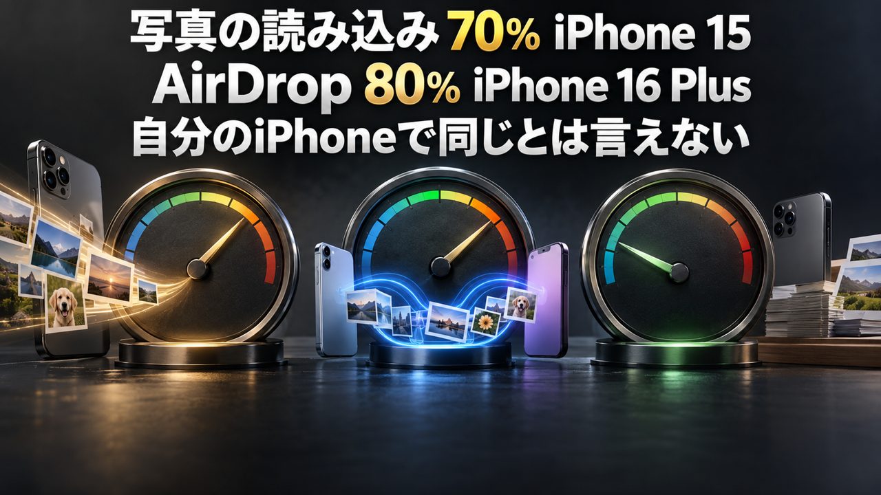 iOS 27の速さの数字と測った機種